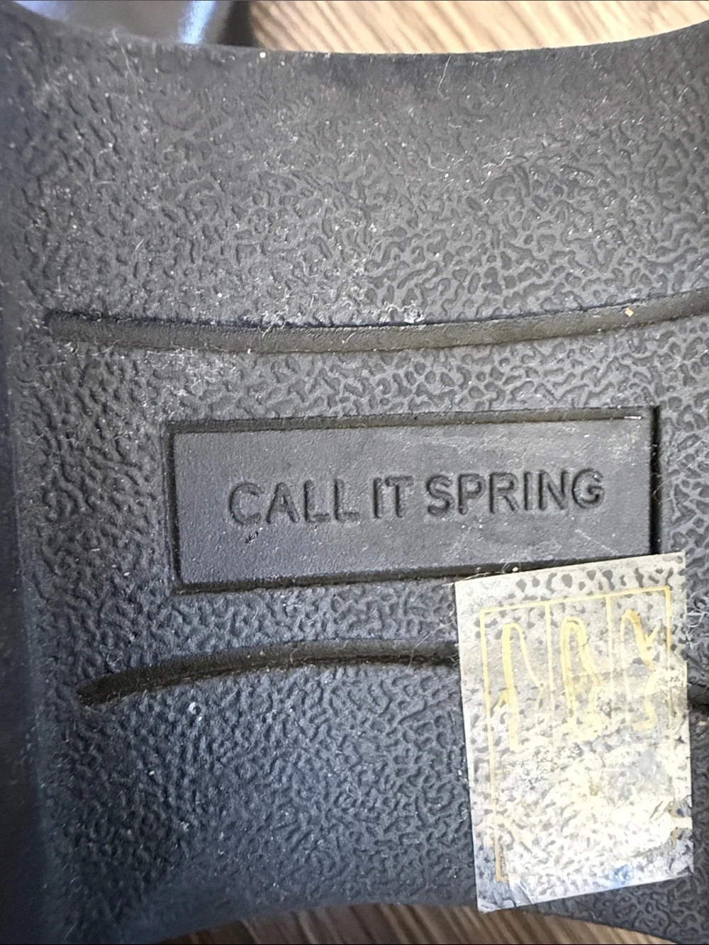 Call It Spring Black Over-the-Knee Platform Lug Boots size 9